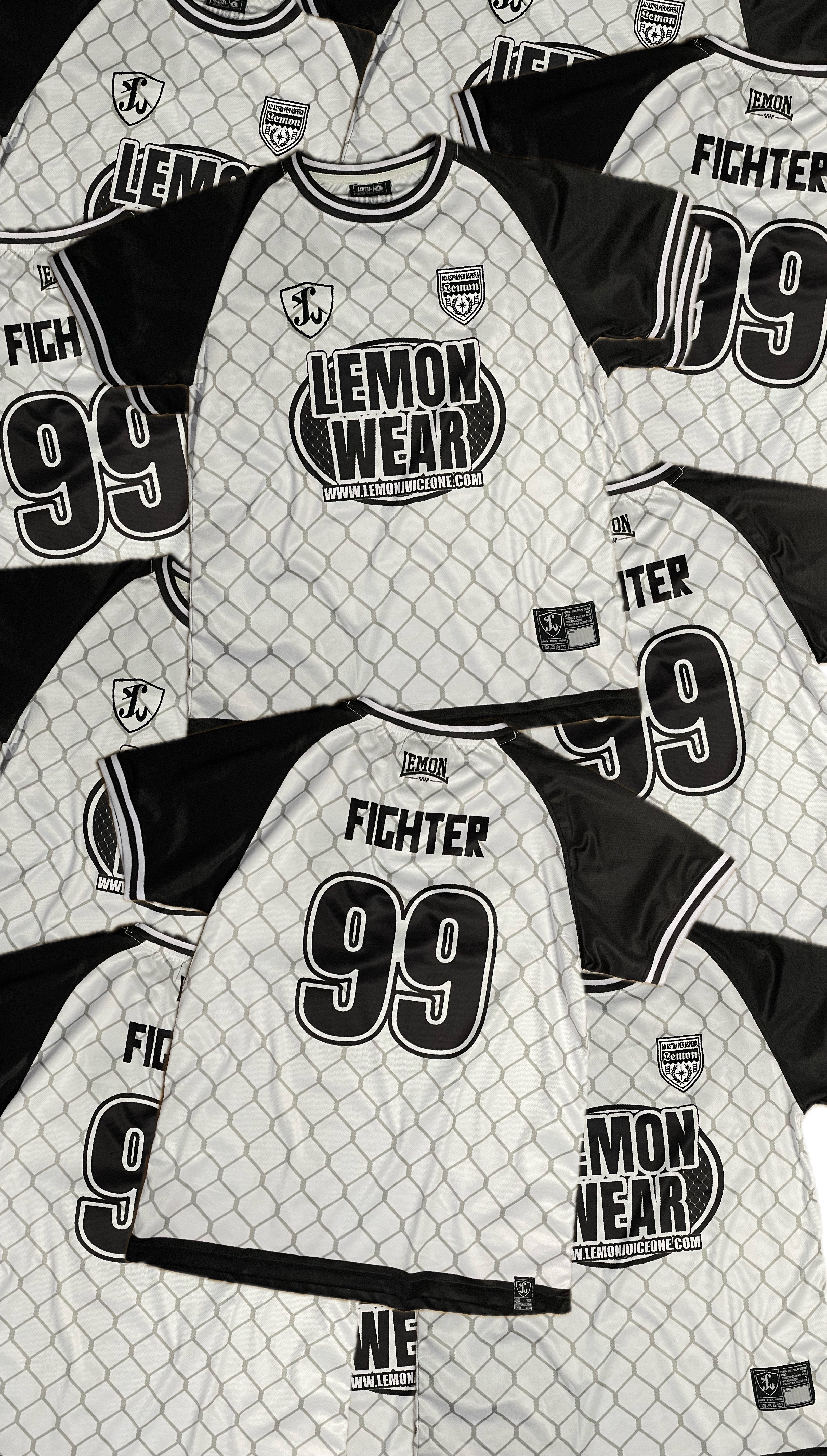 LEMON SHIRT WITHE, FIGHTER. 99. (PRESALE)